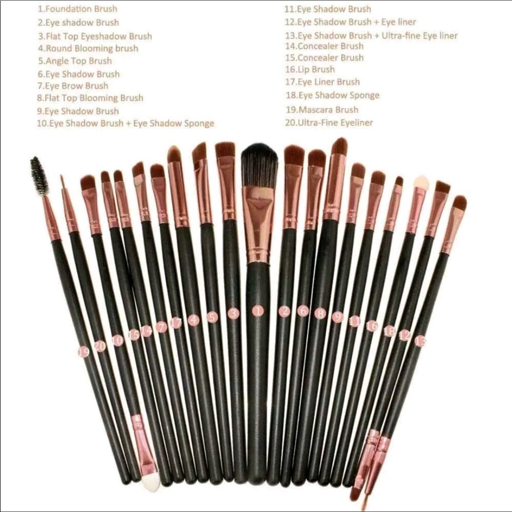 New 20ps makeup brushes set - Picture 2 of 2